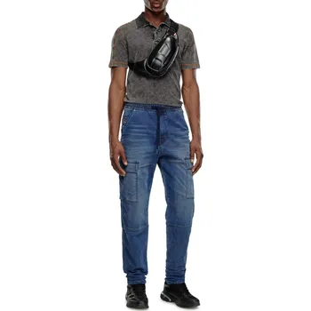 Pánské džíny DŽÍNY DIESEL 2050 D-KROOLEY-CARGO JOGG SWEA BLUE