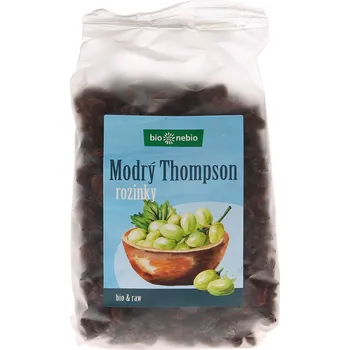 Sušená potravina BIO Rozinky Modrý Thompson 400 g – BIO NEBIO