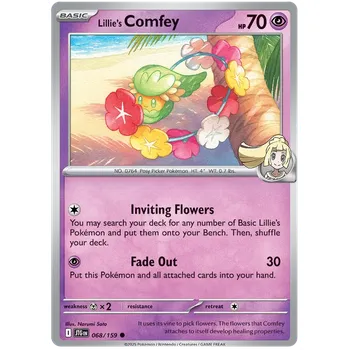 Sběratelská karetní hra Pokémon TCG Lillie´s Comfey 068/159