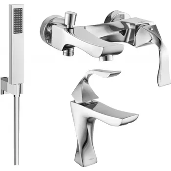 Vodovodní baterie Mexen Estrella R02 vanová sada, chrom - 72303R02-00 Bateriové soupravy