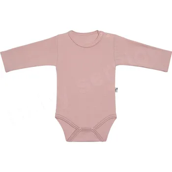 Kojenecký body Body dlouhý rukáv jednobarevné Baby Service růžové velikost 86