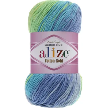 Alize Cotton Gold Batik 4146 Pletací příze