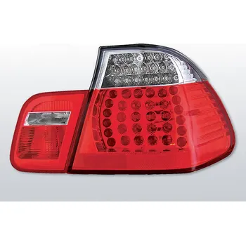 Zadní světlomet Zadní světla diodové, BMW E46, 2001-2005, SEDAN ČERVENÁ BÍLÝ LED (58.LDBM78)