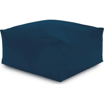 Taburet Plyšová taburetka kostka granátová