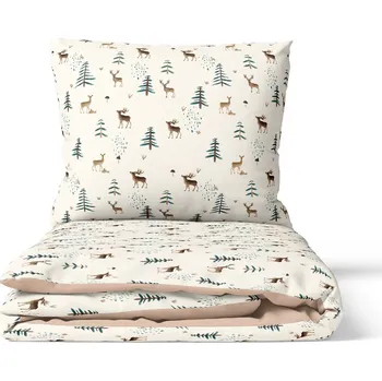 Bavlněné povlečení premium satén jelen v lese