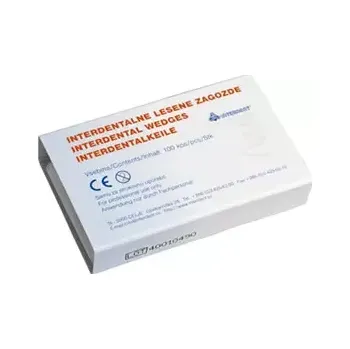 Zubní kartáček Mezizubní klínky červené 100 ks