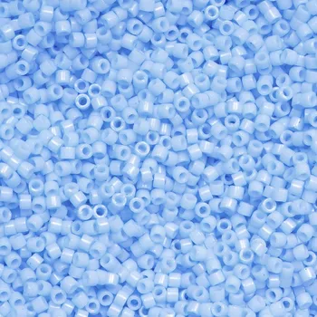 Korálek Korálky Miyuki Delica 15/0. Barva DBS 1497 Opaque Light Sky Blue. Balení 2g.