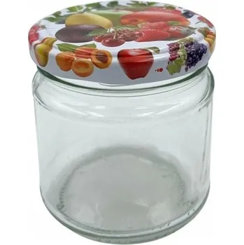 Sklenice Zavařovací Sklenice s víčkem na zavařování, ovoce, džem 210 ml 8 ks