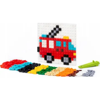 ostatní stavebnice „Klasické“ Stavebnice „Mozaika Č. 12 ( hasiči )“ (350 dílků) (v sáčku