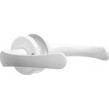 Dveřní kování Interiérová klika Bauster Krátká, Štítek kulatý