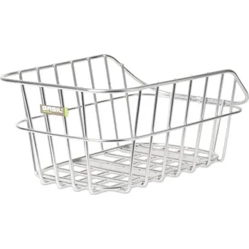 košík na kolo Basil Cento Alu stříbrný