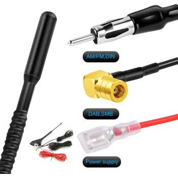 IP kamera SMB DIN Aktivní samochodowaanténa se zesilovačem DAB+