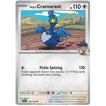 Karetní hra Pokémon TCG Hop´s Cramorant 138/159