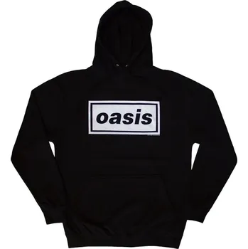 Pánská mikina Oasis Mikina Decca Logo Unisex Black M