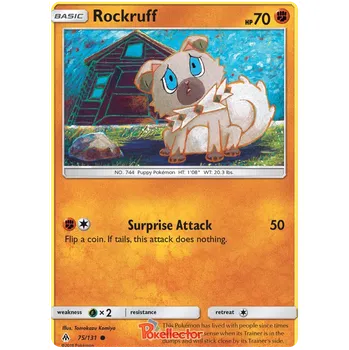Sběratelská karetní hra Pokémon TCG Rockruff 75/131
