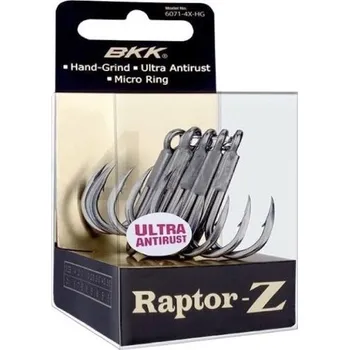 Rybářský háček BKK HOOKS BKK Trojháčky RAPTOR Z VELIKOST: 2, Balení: 7