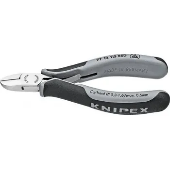Kleště KNIPEX Boční štípací kleště pro elektroniku ESD - 7712115ESD