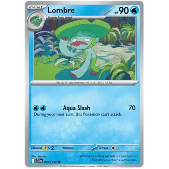 Karetní hra Pokémon TCG Lombre 036/159
