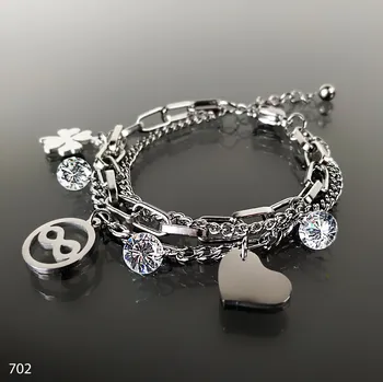 Náramek Ocelový náramek č. 702