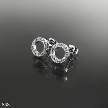 Náušnice Ocelové náušnice Navždy, zabalené v dárkové krabičce č. 848