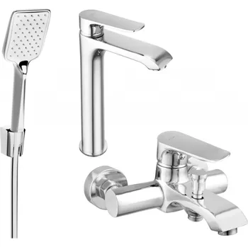 Vodovodní baterie Mexen Pecos R62 sada pro vany, chrom - 72713R62-00 Bateriové soupravy