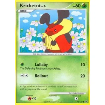 Sběratelská karetní hra Pokémon PL 078/127 Kricketot Lv.6 - Platinum Stav: Excellent, Verze: NORMAL