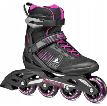 Kolečkové brusle Dámské rekreační Kolečkové Brusle Rollerblade ZETRABLADE W, černé, cyklámenově pink , 40.5