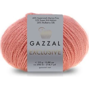 Příze Příze Exclusive Gazzal 9905 korálová