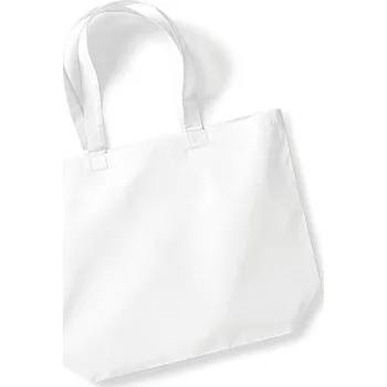 Maxi bavlněná taška pro život, Bílá