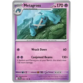 Sběratelská karetní hra Pokémon TCG Metagross 063/159 - Holo