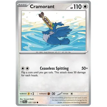 Karetní hra Pokémon TCG Cramorant 137/159