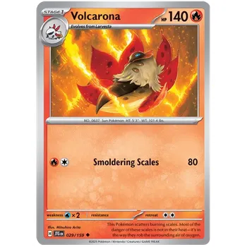 Karetní hra Pokémon TCG Volcarona 029/159