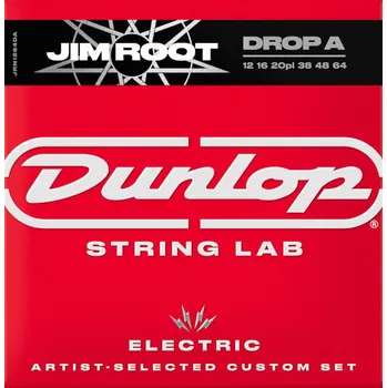 Strunný nástroj Dunlop JRN1264DA String Lab Jim Root Drop A Struny pro elektrickou kytaru
