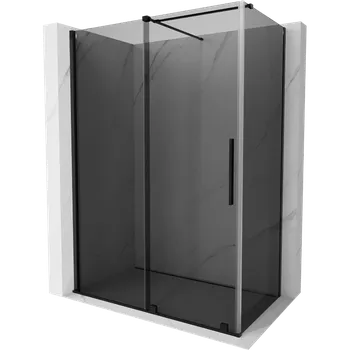 Mexen Velar posuvná sprchová kabina 140 x 80 cm, grafitová, černá - 871-140-080-41-70 Sprchové kouty