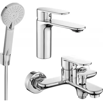 Vodovodní baterie Mexen Milo R40 vanová sada, chrom - 71303R40-00 Bateriové soupravy