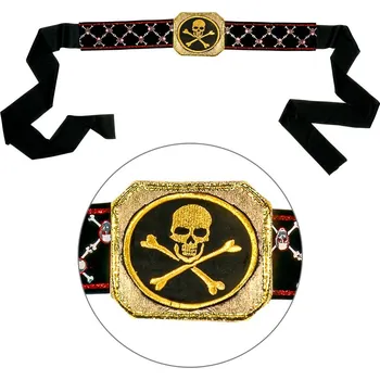 Pirátský pásek s lebkou