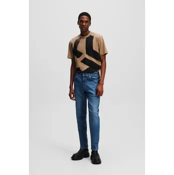 Pánské džíny DŽÍNY KARL LAGERFELD JEANS KLJ TAPERED DENIM VINTAGE WASHED BLUE