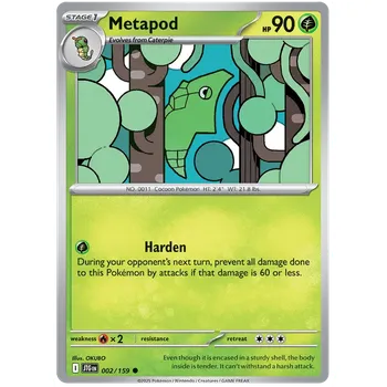 Sběratelská karetní hra Pokémon TCG Metapod 002/159