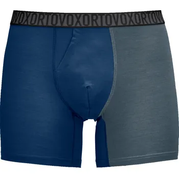 Pánské termo spodní prádlo Pánské Spodky Ortovox 150 Essential Boxer Briefs Men's Barva: Deep Ocean, Velikost: S