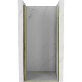 Mexen Pretoria sprchové dveře otevírací 100 cm, transparentní, zlaté - 852-100-000-50-00 Sprchové dveře