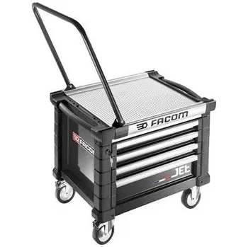 Dílenský regál Facom JET.CR4NM3A Mobilní skříňka, 4 šuplíky, černá
