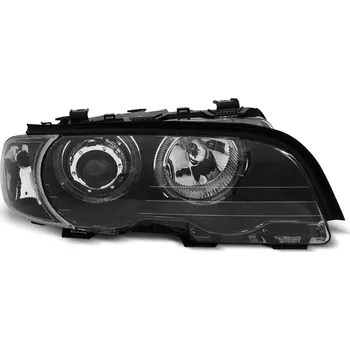 Přední světlomet Přední světla, BMW 3, E46, 1999-2003, COUPE/CABRIO, ANGEL EYES LED BLACK (58.LPBMG5)