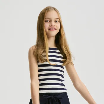 Reserved - Pruhovaný top - tmavomodrá - 905EA-59X - 905EA-59X-U13