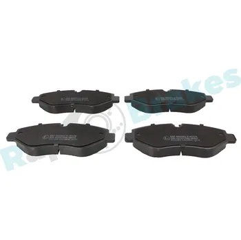 Brzdová destička Sada brzdových destiček, vždy 4 kusy v sadě RAP BRAKES R-P0578
