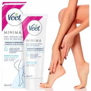 Přípravek na depilaci a epilaci VEET Depilační krém pro citlivou pokožku 100 ml s výtažkem z Aloe Vera
