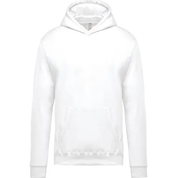 Chlapecká mikina K477 mikina s kapucí dětská White 4-6