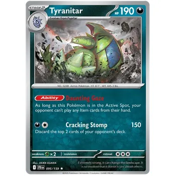 Sběratelská karetní hra Pokémon TCG Tyranitar 095/159 - Holo