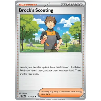 Karetní hra Pokémon TCG Brock´s Scouting 146/159