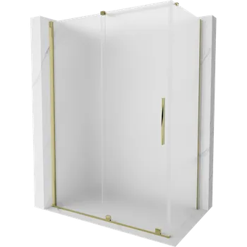 Mexen Velar posuvná sprchová kabina 140 x 70 cm, matové sklo, zlatá - 871-140-070-31-50 Sprchové kouty