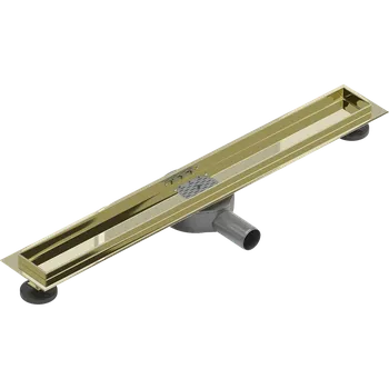 Mexen Flat 360° rotační těleso pro linii odpadu 60 cm, zlaté - 1540060 Lineární podlahové odtoky